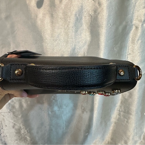 KARL LAGERFELD JEWELED HEART CROSSBODY NWT - Picture 8 of 17